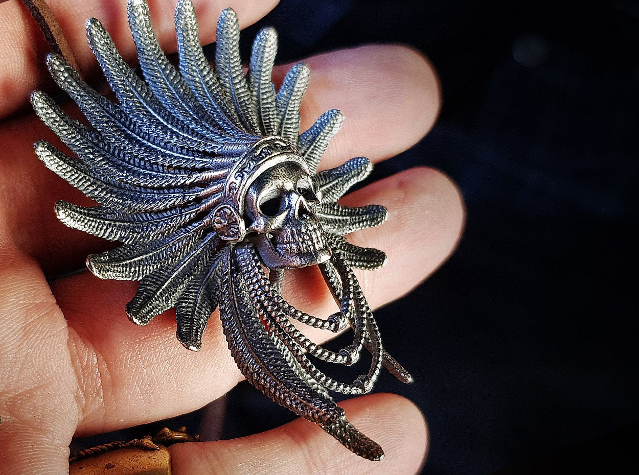 Skull Pendant | Indian Chief