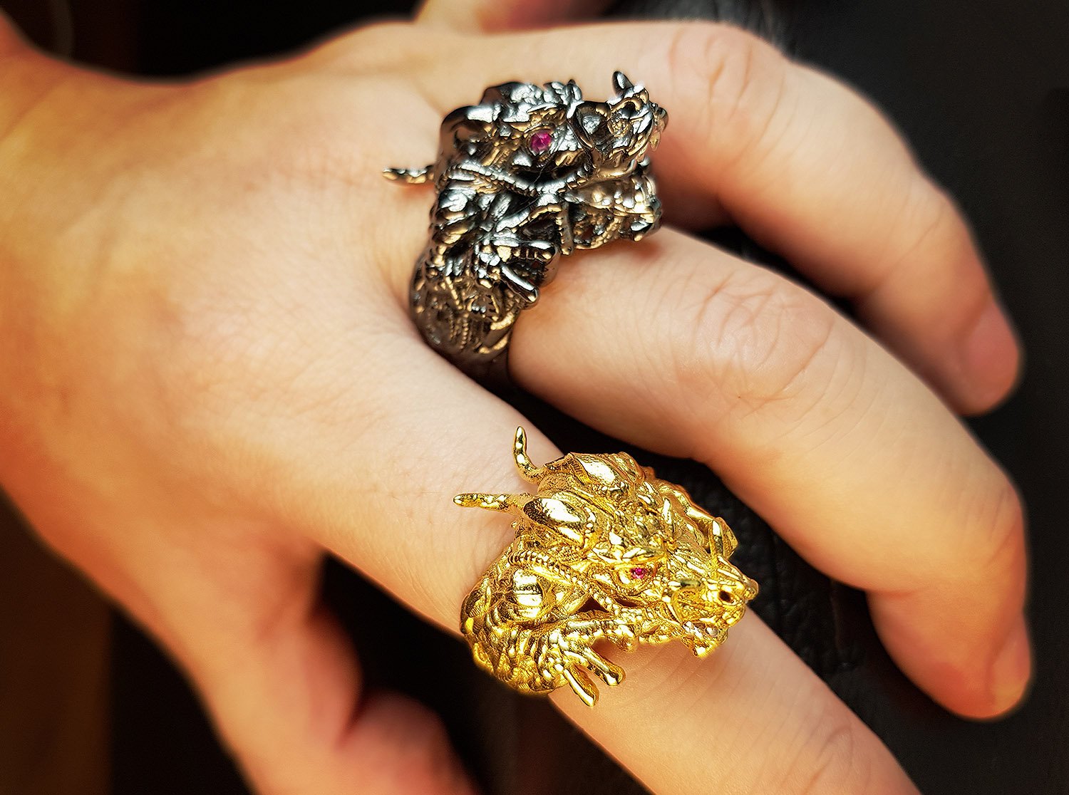 Supreme Mandarin Asian Dragon Ring